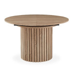 paris prix Table à Manger Ronde Extensible "Karo" 120cm Naturel