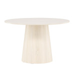 paris prix Table à Manger Ronde "Lanzo" 120 cm Naturel
