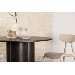 Paris Prix Table à Manger Ronde "Olivia" 110cm Marron