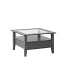 Paris Prix Table Basse 1 Tiroir En Bois "Istres" 75cm Gris