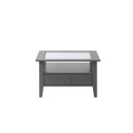 Paris Prix Table Basse 1 Tiroir En Bois "Istres" 75cm Gris