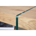 Paris Prix Table Basse 2 Niveaux "Andrea" 110cm Naturel