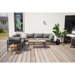 Paris Prix Table Basse De Jardin "Brasilia" 110cm Naturel & Noir