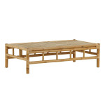 paris prix Table Basse de Jardin "Cane" 120cm Naturel