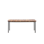 Paris Prix Table Basse De Jardin En Bois "Penh" 100cm Naturel
