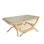 Paris Prix Table Basse De Jardin En Rotin "Moana" 95cm Naturel