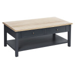 paris prix Table Basse Design 4 Tiroirs "Damiano" 110cm Gris