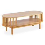 Paris Prix Table Basse Design En Bambou "Giovanni" 100cm Naturel