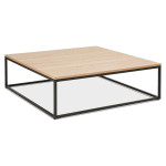 paris prix Table Basse Design en Bois "Bokaci" 110cm Naturel