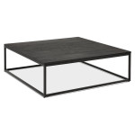Paris Prix Table Basse Design En Bois "Bokaci" 110cm Noir