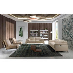 Paris Prix Table Basse Design En Verre "Cecilia" 120cm Naturel