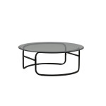 Paris Prix Table Basse Design En Verre "Lomma" 110cm Noir