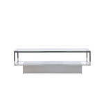 Paris Prix Table Basse Design En Verre "Maglehem" 130cm Argent
