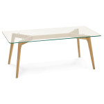 paris prix Table Basse Design "Kastra" 120cm Transparent