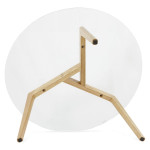 Paris Prix Table Basse Design "Kastra" 90cm Transparent