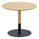 paris prix Table Basse Design "Rhoda" 48cm Naturel & Noir