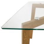 Paris Prix Table Basse Design "Taho" 110cm Transparent
