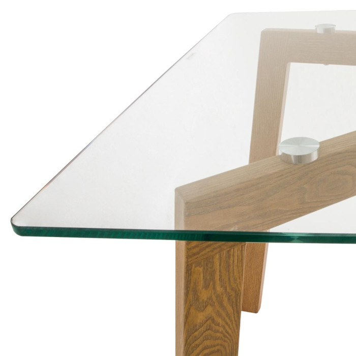 Paris Prix Table Basse Design "Taho" 110cm Transparent