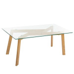 paris prix Table Basse Design "Taho" 110cm Transparent