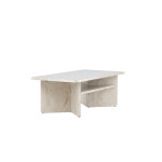 Paris Prix Table Basse Effet Marbre "Alesund" 120cm Beige