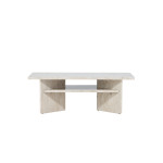 Paris Prix Table Basse Effet Marbre "Alesund" 120cm Beige