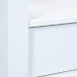 Paris Prix Table Basse En Pin Massif "Abigael" 115x60cm Blanc