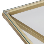 Paris Prix Table Basse Gigogne Design "Yvonne" 89cm Or