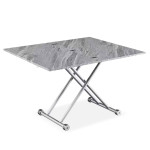 Paris Prix Table Basse Rectangulaire "Higher" 114cm Gris