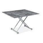 Paris Prix Table Basse Rectangulaire "Higher" 114cm Gris Foncé
