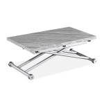 paris prix Table Basse Rectangulaire "Higher" 114cm Gris