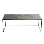 Paris Prix Table Basse Rectangulaire "Oxidize" 110cm Noir