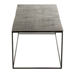 Paris Prix Table Basse Rectangulaire "Oxidize" 110cm Noir