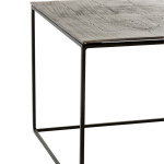 Paris Prix Table Basse Rectangulaire "Oxidize" 110cm Noir
