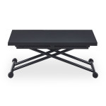 paris prix Table Basse Relevable "Higher" 57-114cm Noir Carbone