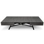 Paris Prix Table Basse Relevable "Lift" 120-190cm Gris