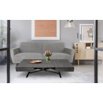 Paris Prix Table Basse Relevable "Lift" 120-190cm Gris