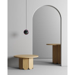 Paris Prix Table Basse Ronde Design "Soft" 78cm Naturel