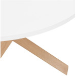 Paris Prix Table Basse Scandinave "Adesio" 80cm Blanc