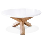 paris prix Table Basse Scandinave "Adesio" 80cm Blanc