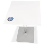 Paris Prix Table Carrée Intérieur & Extérieur "Summer" 71cm Blanc
