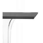 Paris Prix Table Carrée Intérieur & Extérieur "Summer" 71cm Noir