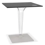 paris prix Table Carrée Intérieur & Extérieur "Summer" 71cm Noir