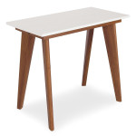 paris prix Table Console Extensible "Ève" 45-195cm Blanc