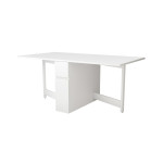 Paris Prix Table Console Pliante "Kungla" 170cm Bouleau Blanc