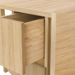 Paris Prix Table Console Pliante "Kungla" 170cm Chêne