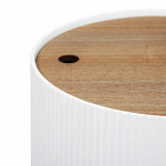 Paris Prix Table D'Appoint Avec Coffre "Enola" 38cm Blanc