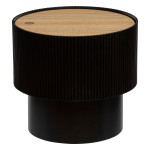 paris prix Table d'Appoint Avec Coffre "Enola" 38cm Noir