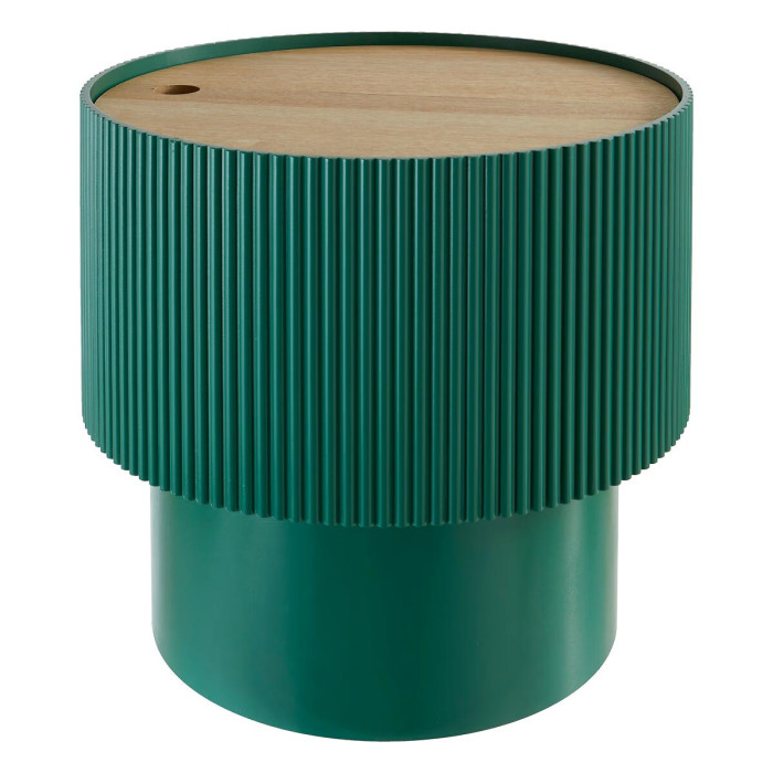 Paris Prix Table D'Appoint Avec Coffre "Enola" 38cm Vert
