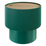 paris prix Table d'Appoint Avec Coffre "Enola" 38cm Vert