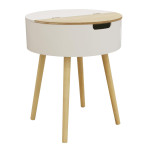 paris prix Table d'Appoint & Coffre "Iowa" 54cm Naturel
